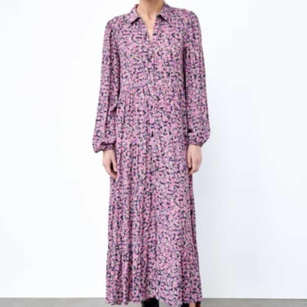 Zara FLORAL PRINT DRESS